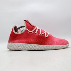 Adidas Pharrell Williams Tennis HU Men's 9.5 Red Athletic Shoe Sneakers DA9615